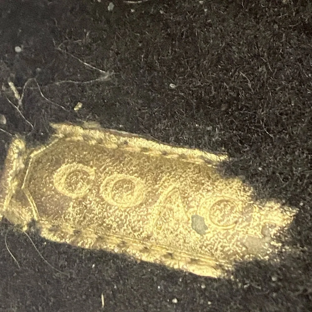 Coach Fiona Black Moccasin Slippers with Tassels - Picture 4 of 8